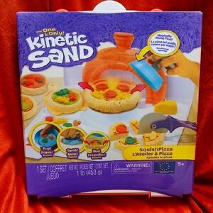 Kinetic Sand SquishPizza Set - Vibrant Colors